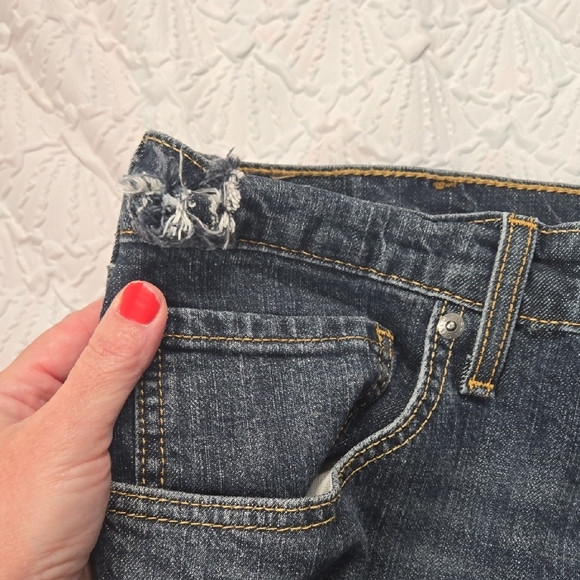 Levi's Men's Dark Blue Bootcut Jeans - Picture 6 of 9